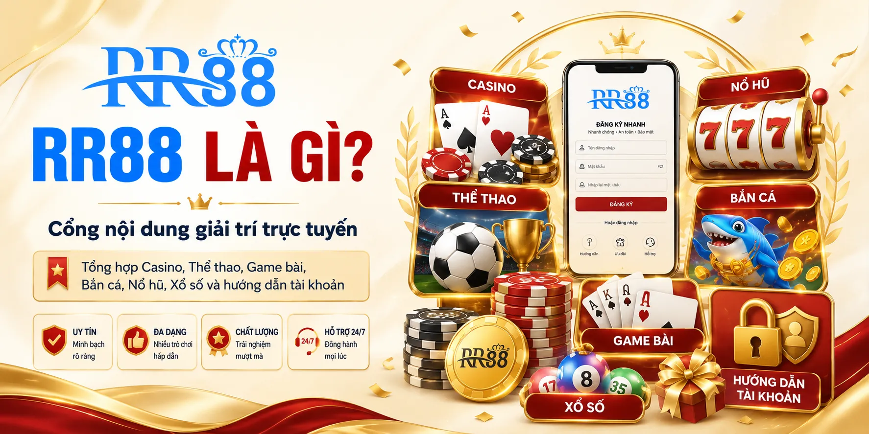 Tìm hiểu tổng quan về nhà cái RR88